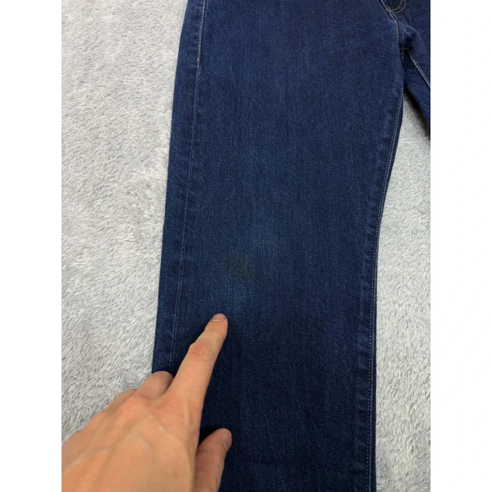 Levis 512 Jeans Mens 32x32 Blue Slim Taper Made & Crafted‎ Organic Cotton Denim